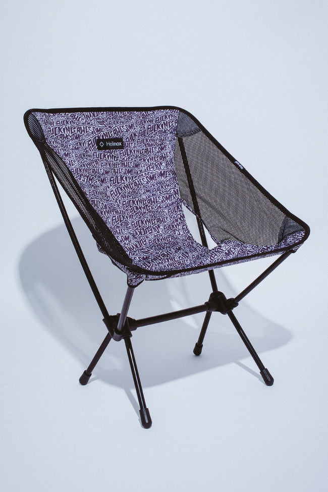 Burnt Stamp Logo Helinox Chair One