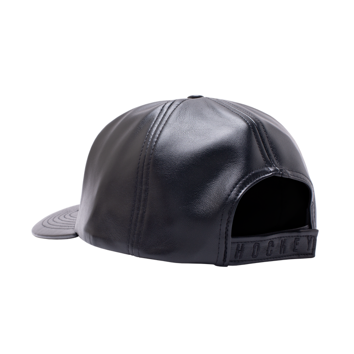 Hockey Embossed Leather Hat