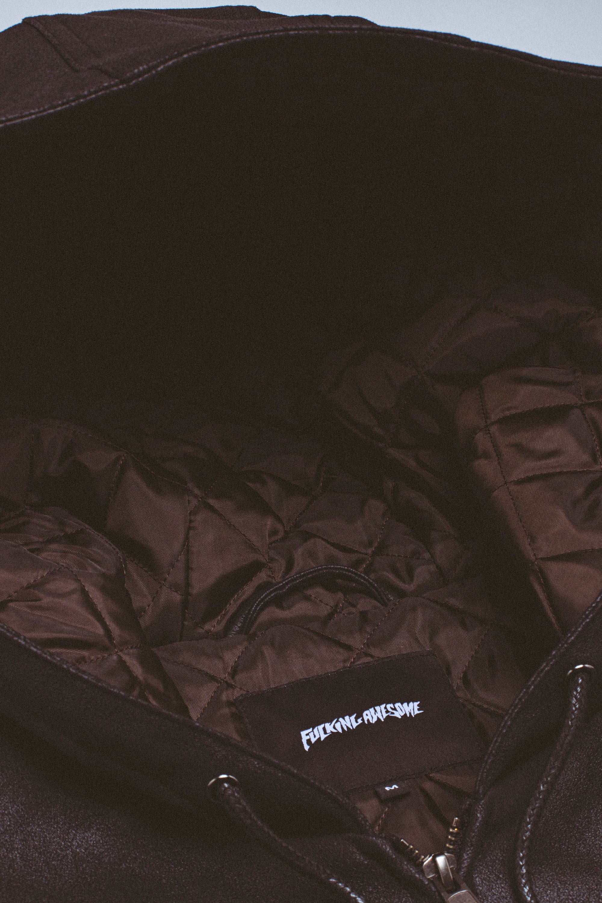 Faux Leather Hooded Jacket – Fucking Awesome