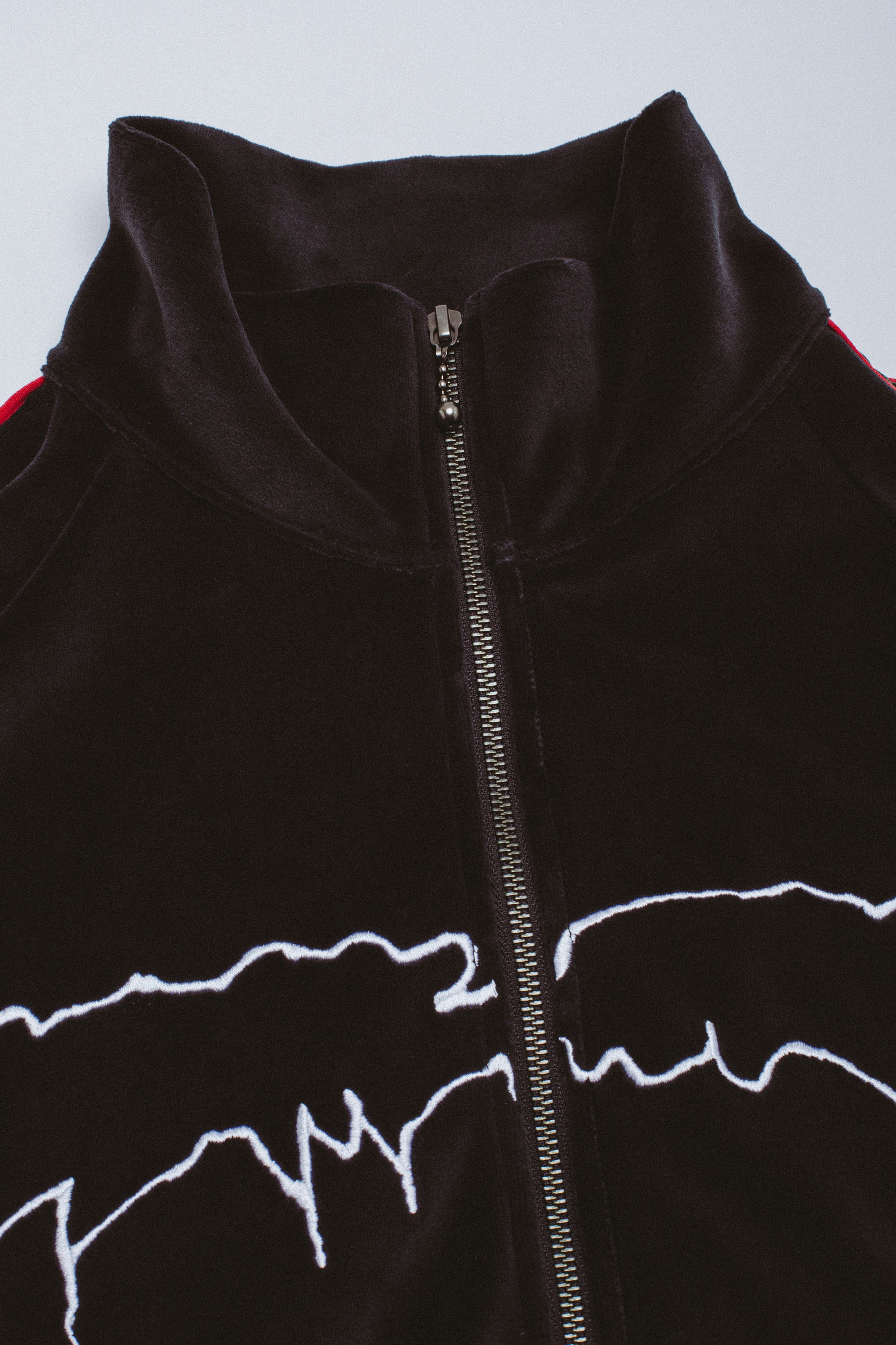 Velour Outline Logo Zip Jacket – Fucking Awesome