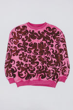 Savie Rework Little Stamp Snow Wash Crewneck