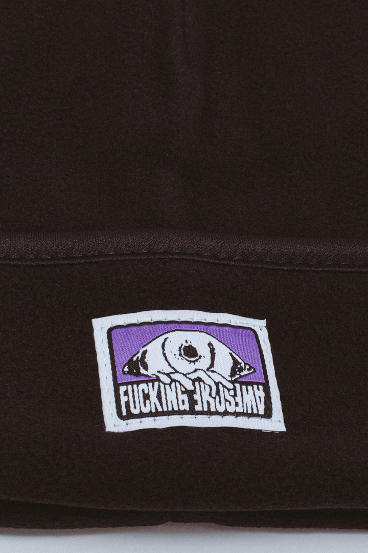 Micro Fleece Eye Patch Beanie