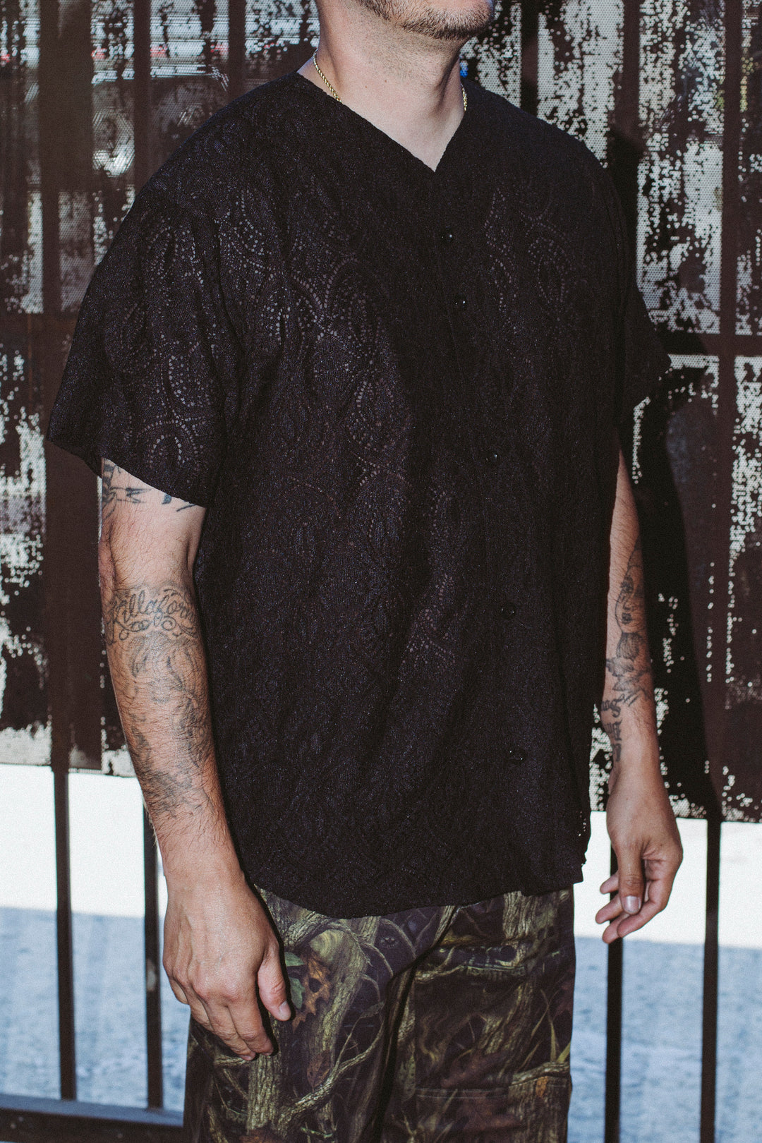 Laced Baseball Shirt