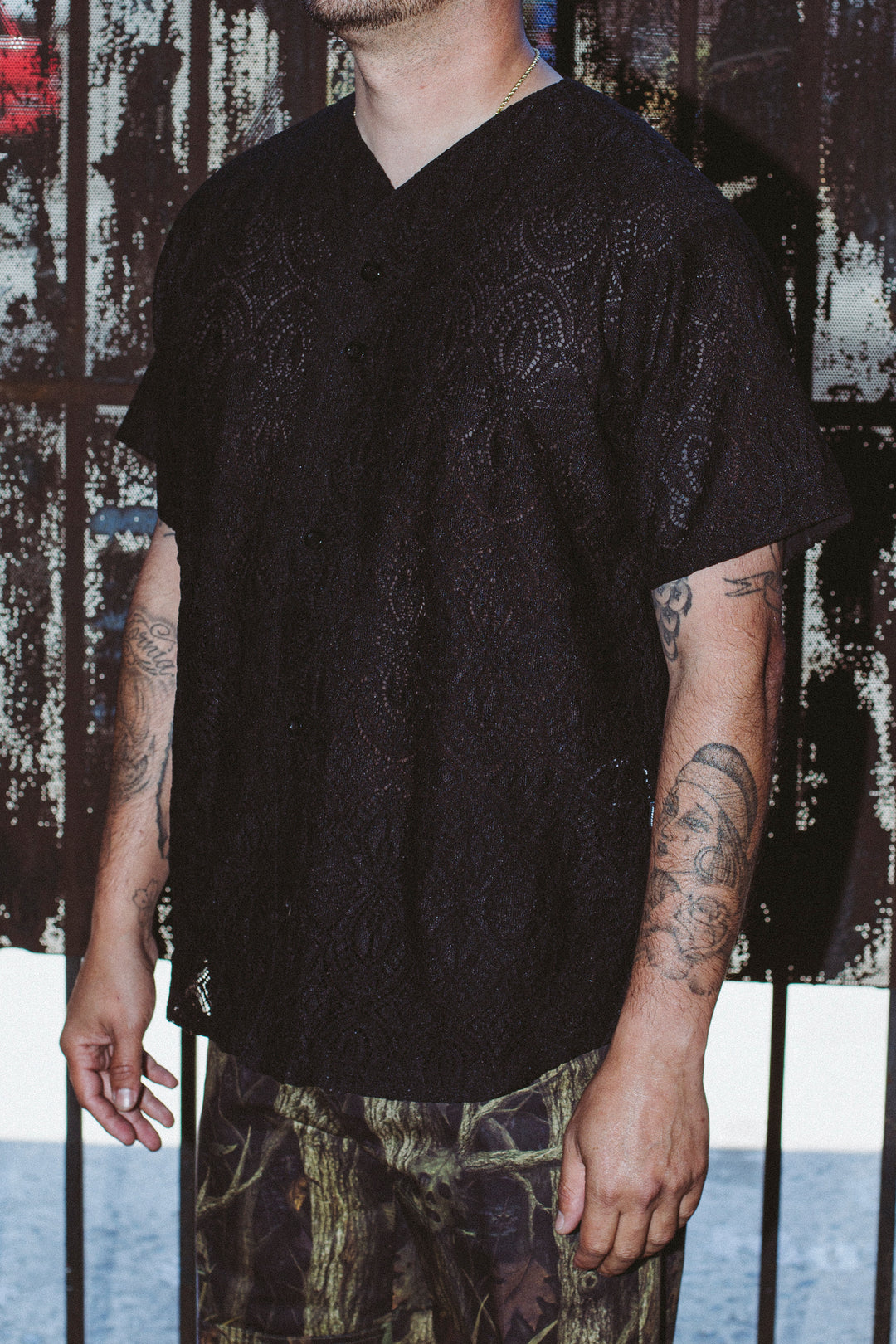 Laced Baseball Shirt