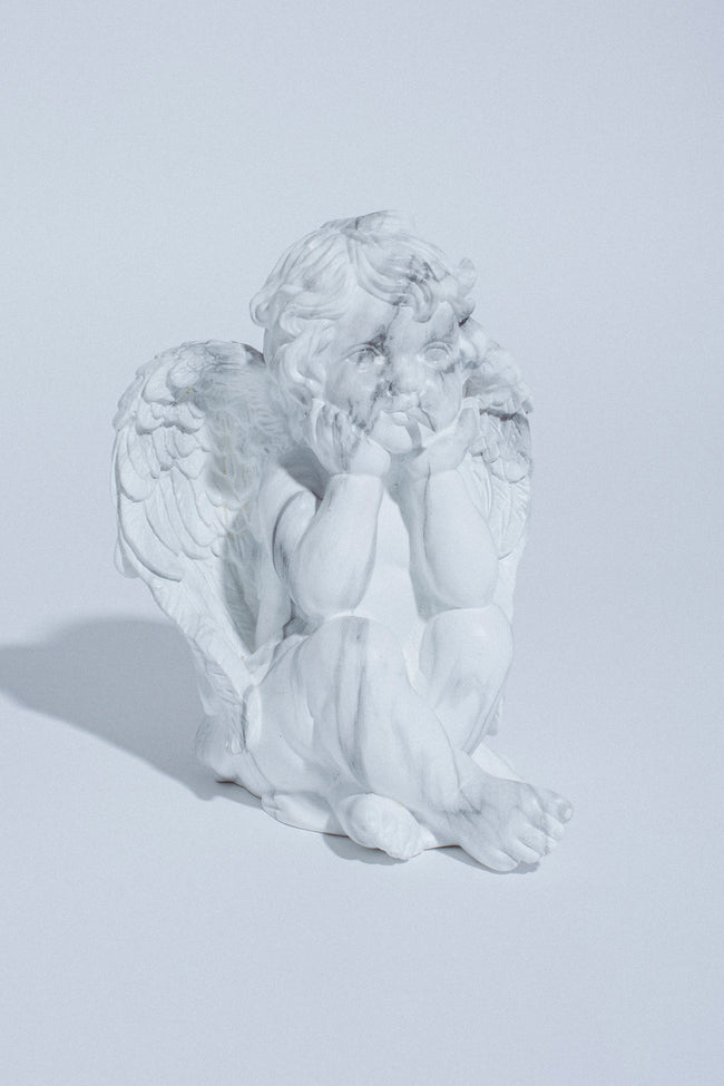 Marble Cherub Hide-A-Key