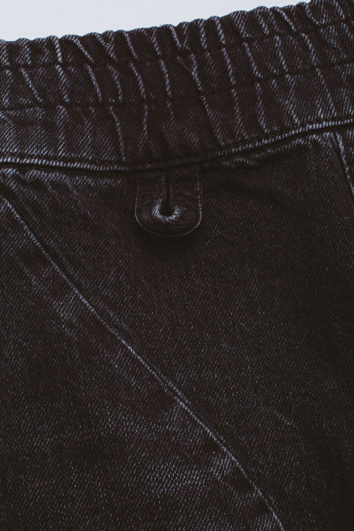 Moto Cotton Twill Shorts