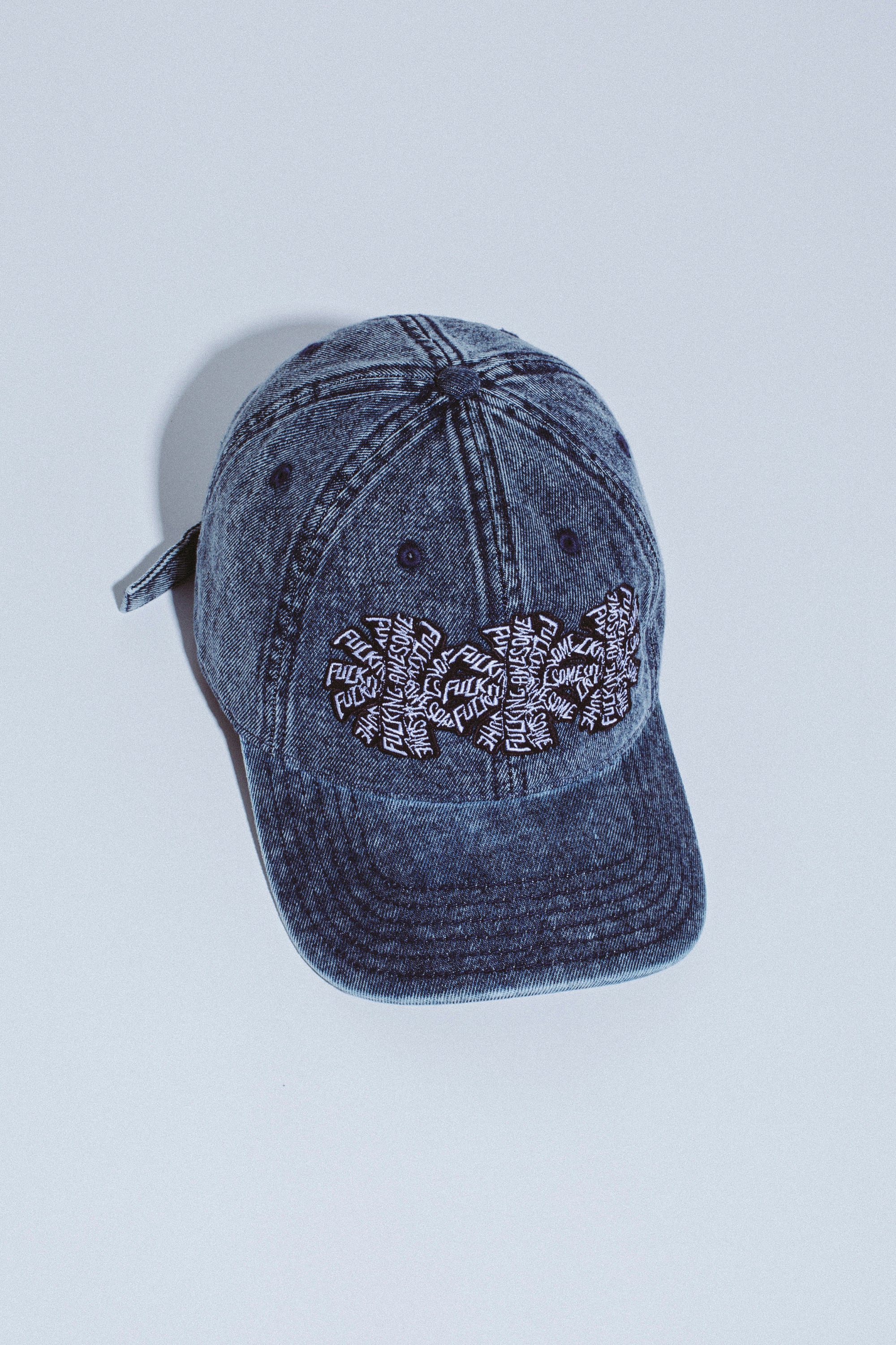 Three Spiral Washed Denim 6-Panel Hat – Fucking Awesome