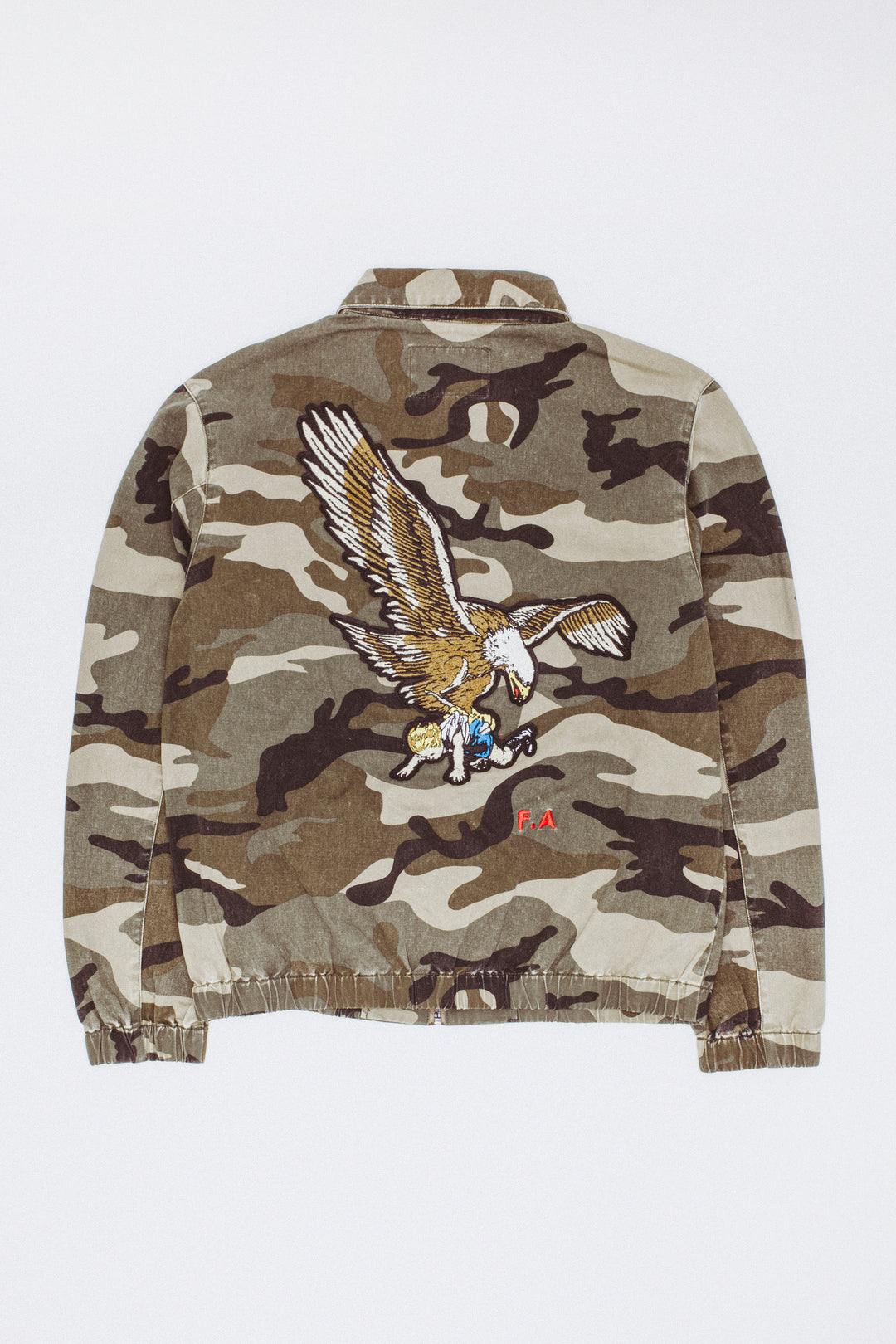 Washed Camo Harrington