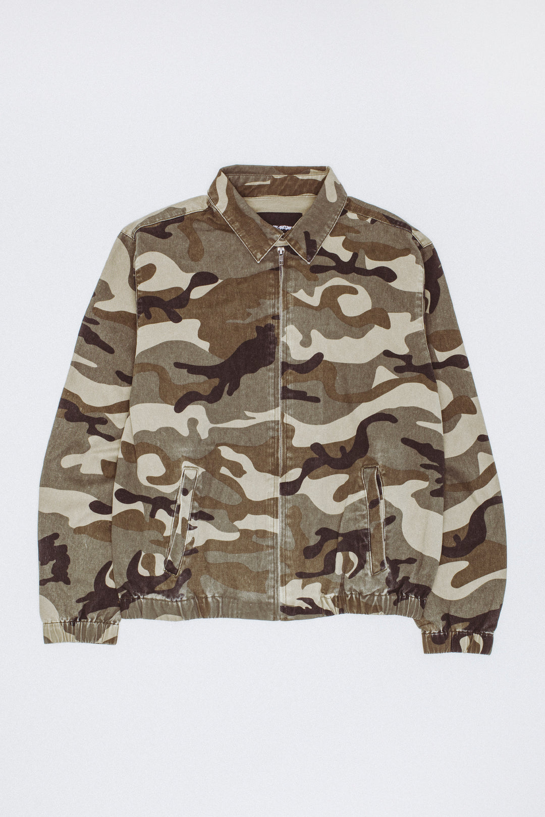 Washed Camo Harrington