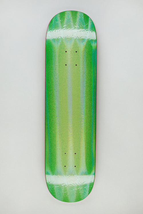 Neon Green Stamp Embossed