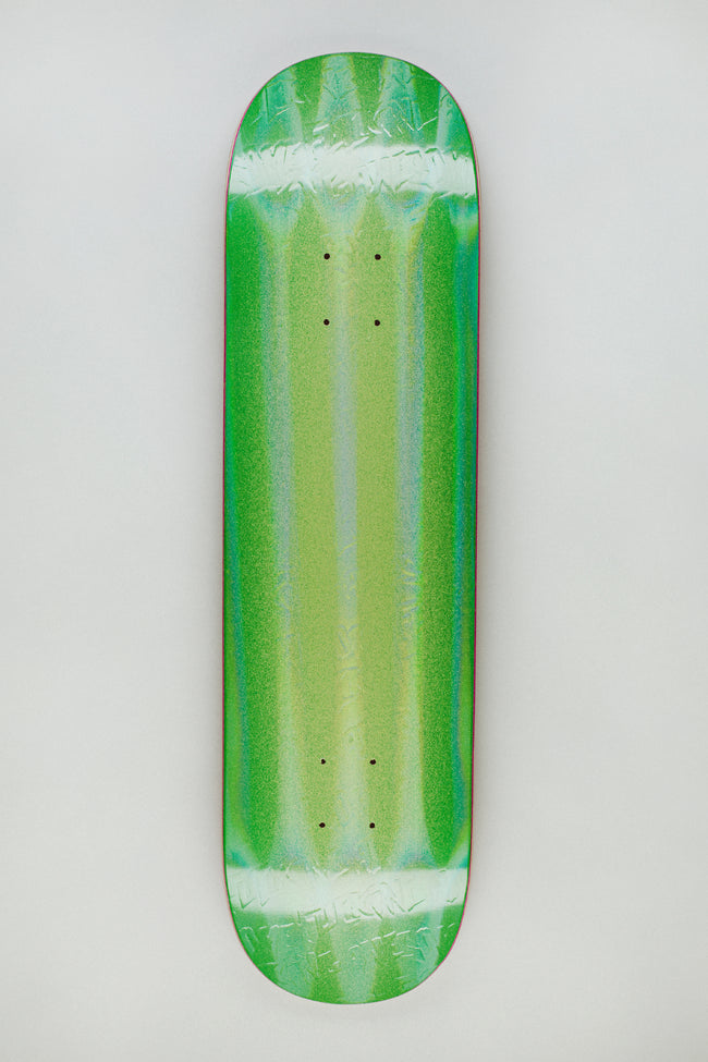 Neon Green Stamp Embossed
