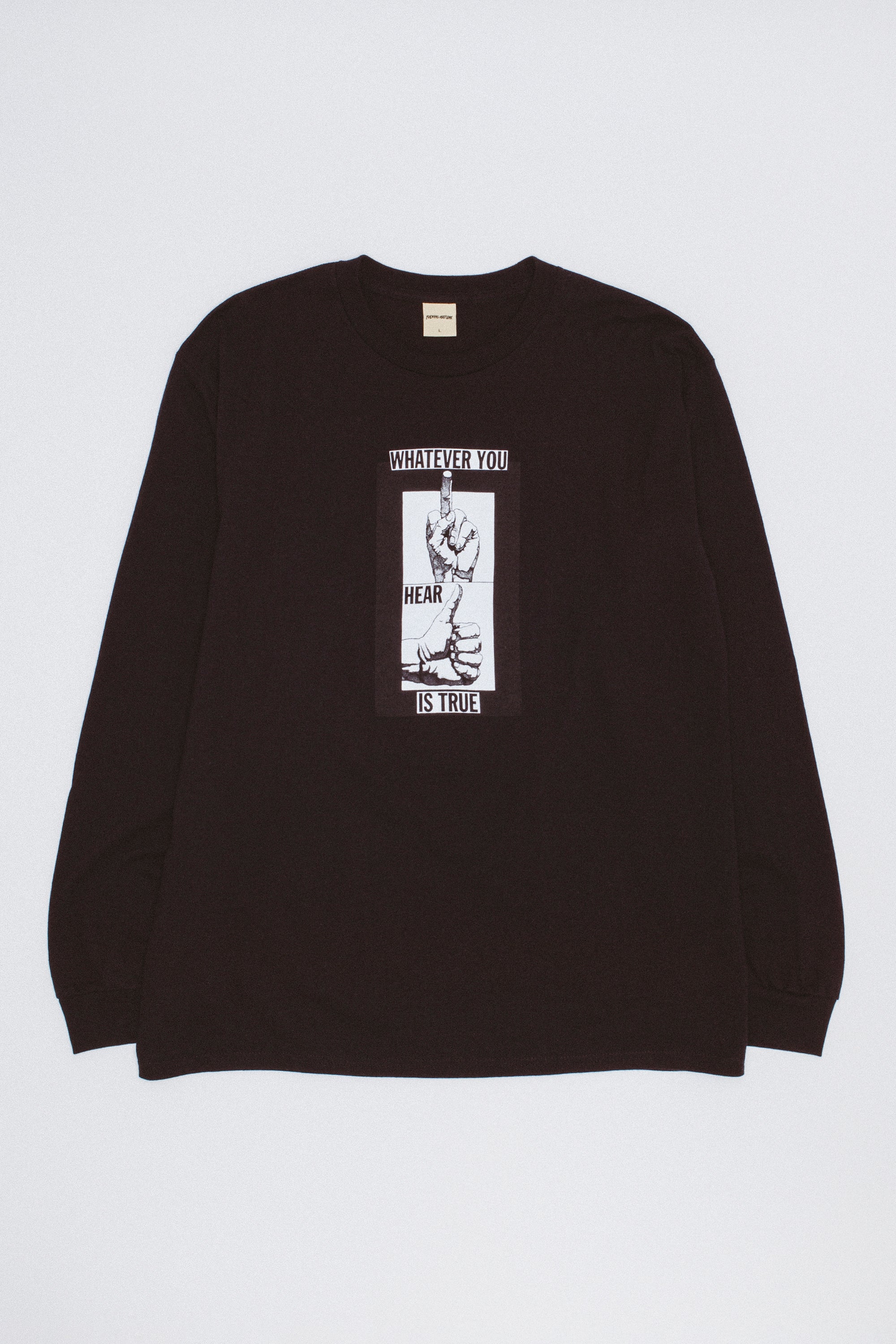 Fingers Up Long Sleeve Tee – Fucking Awesome