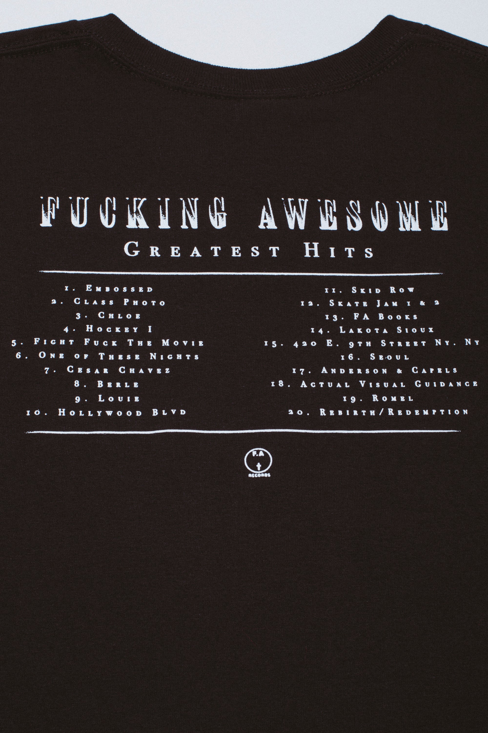 Greatest Hits Tee – Fucking Awesome