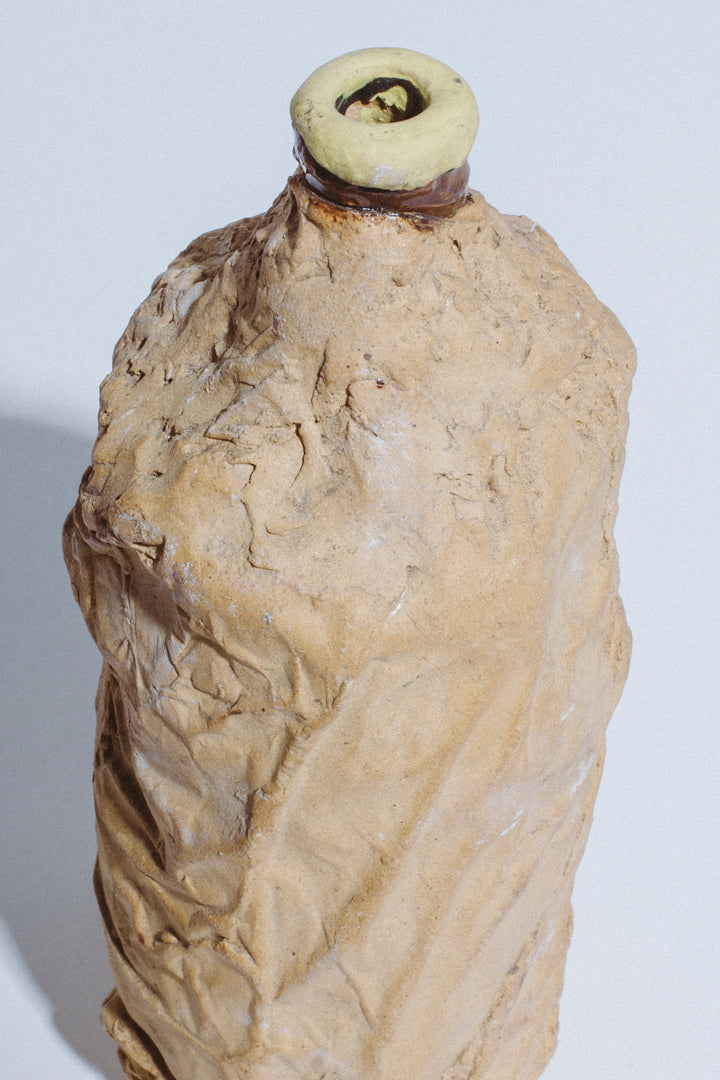 Big Bell Ceramic Paper Bag Vase