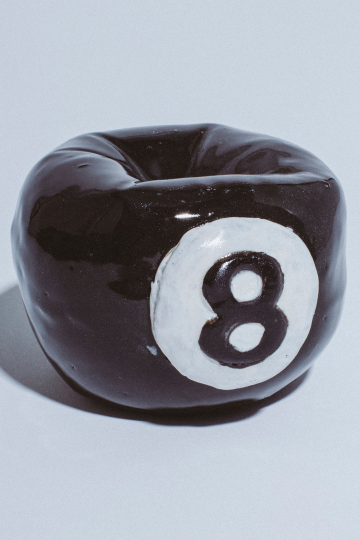 Big Bell Ceramic 8-Ball Piece