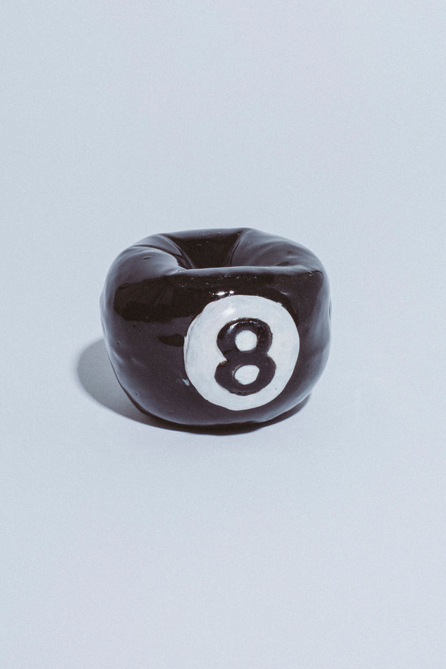 Big Bell Ceramic 8-Ball Piece