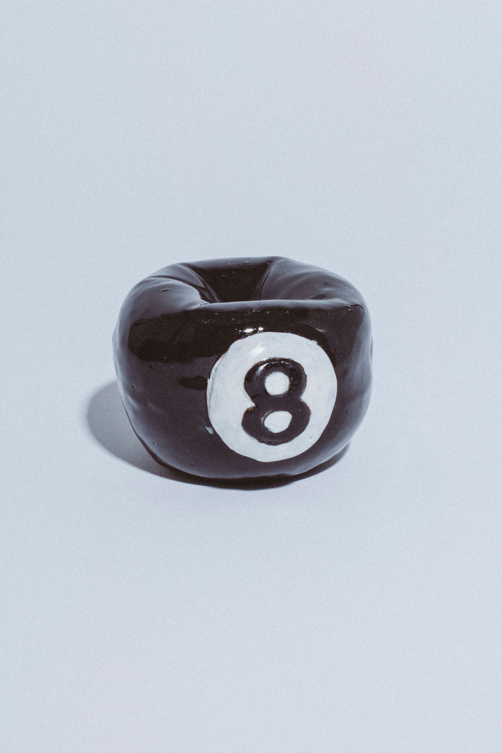 Big Bell Ceramic 8-Ball Piece