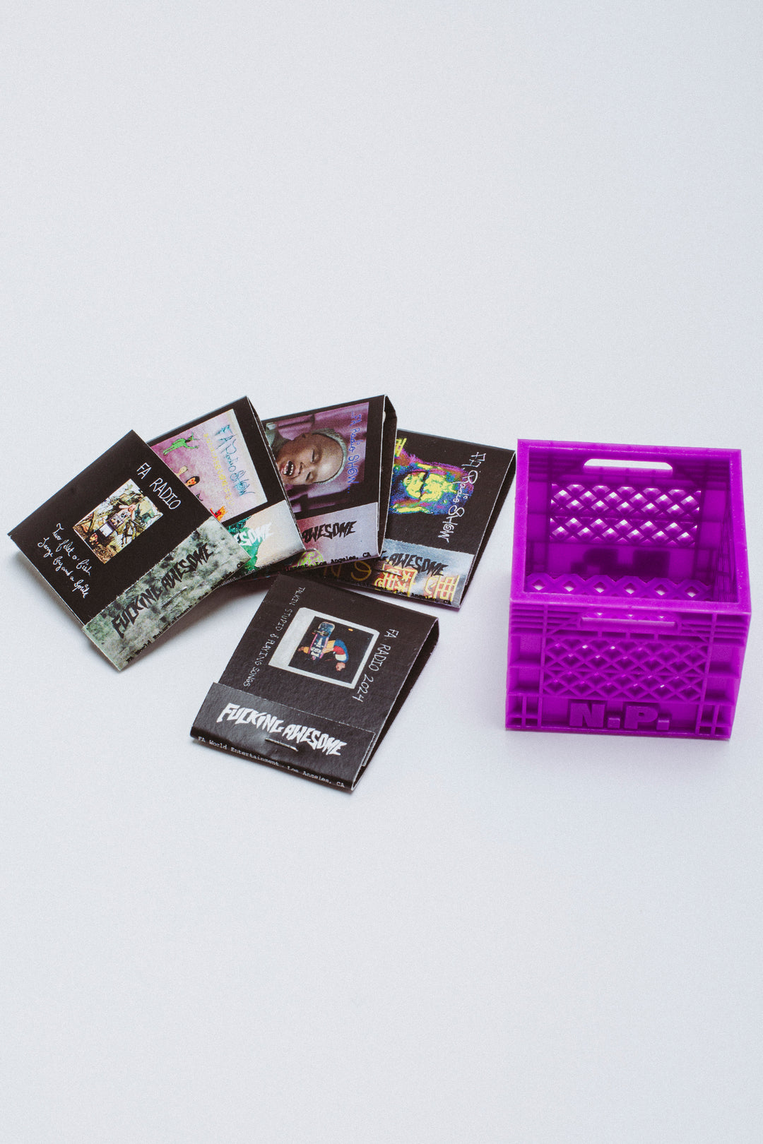FA Radio Milk Crate Match Books