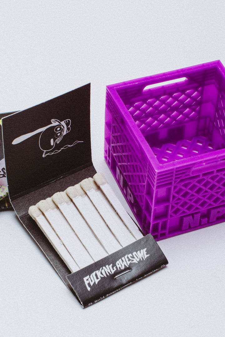 FA Radio Milk Crate Match Books