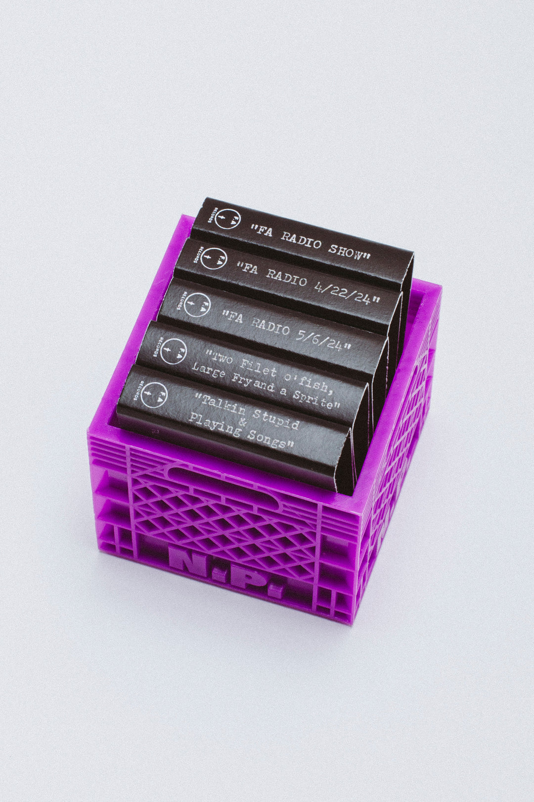 FA Radio Milk Crate Match Books