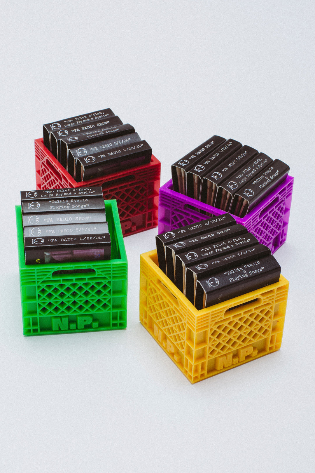 FA Radio Milk Crate Match Books