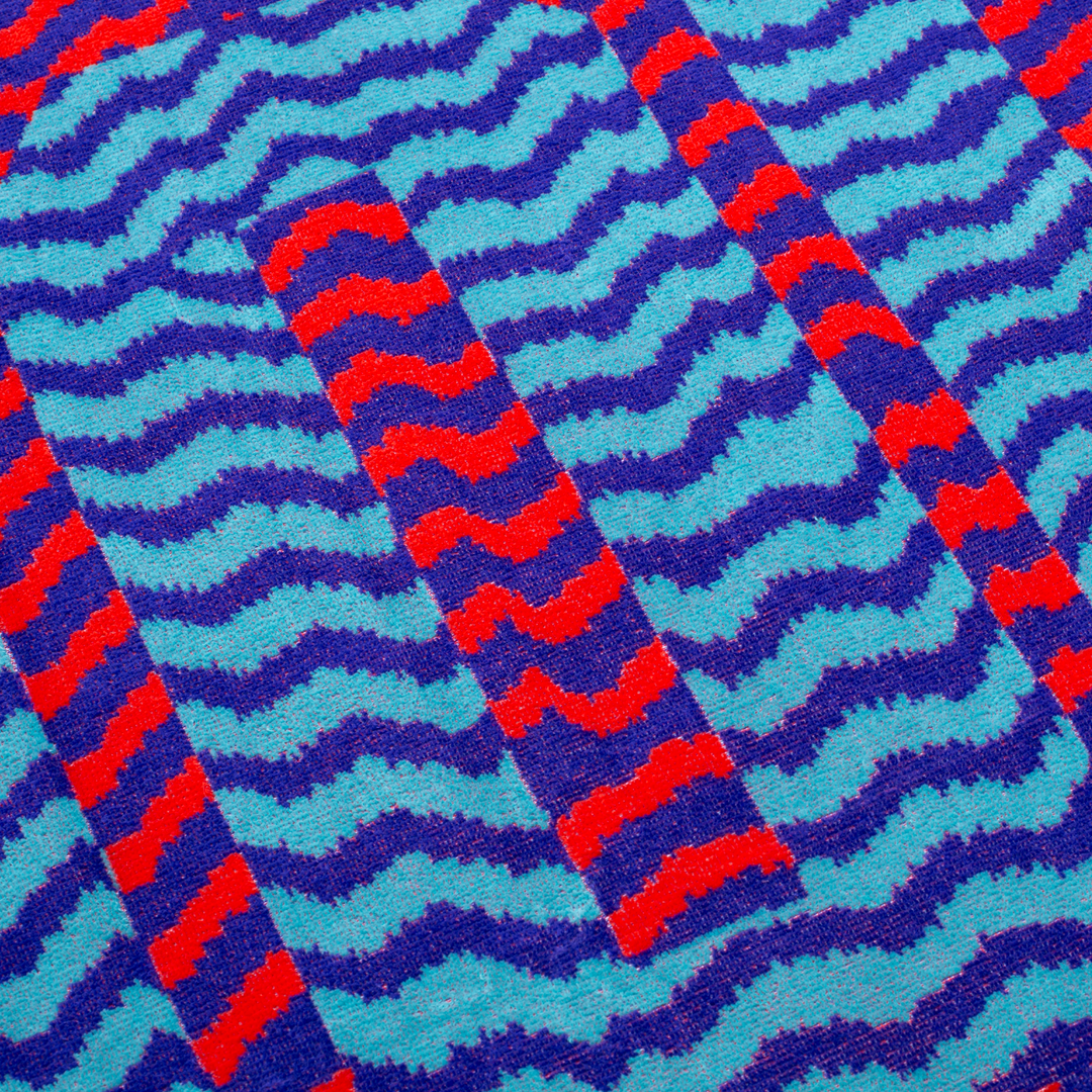 Hockey Zig Zag Beach Towel