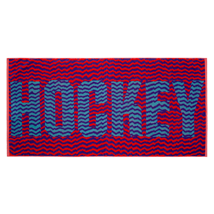 Hockey Zig Zag Beach Towel