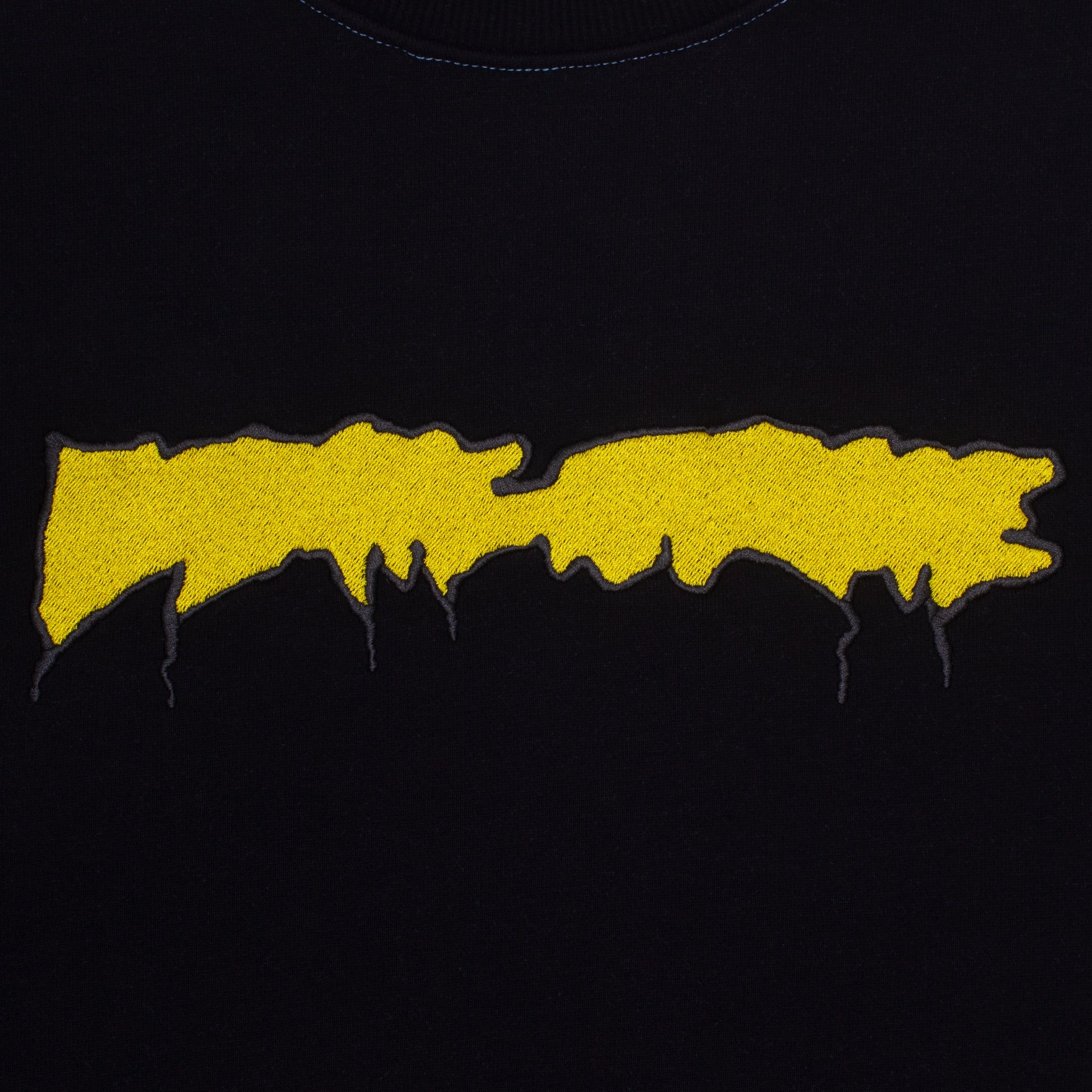Overdyed Outline Drip Crewneck – Fucking Awesome